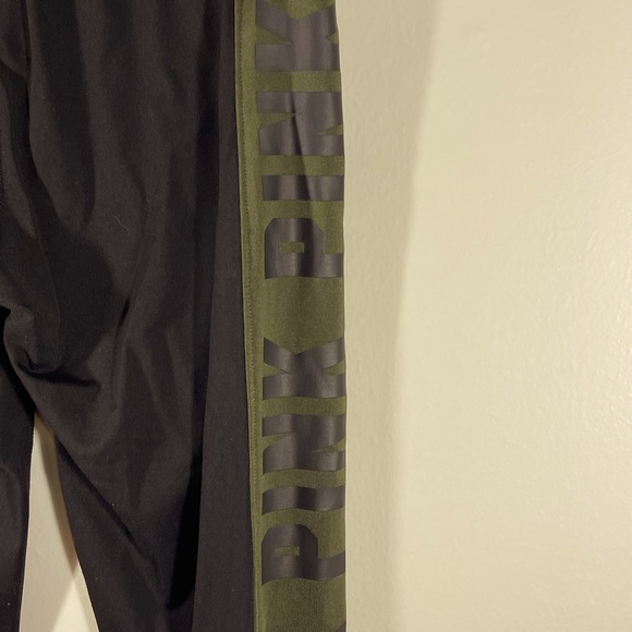 Victoria Secret PINK ultimate leggings black green - Picture 1 of 6